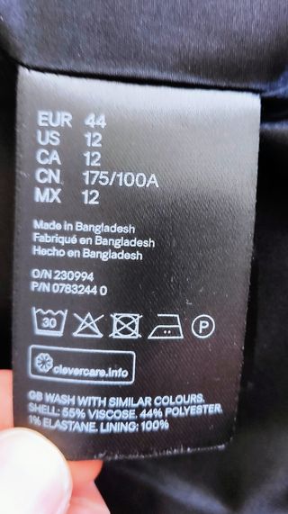 Americana H&M pata de gallo