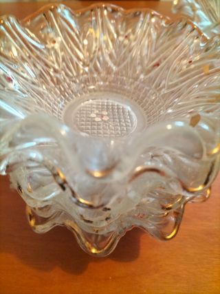 Coppa macedonia con 6 coppette in vetro