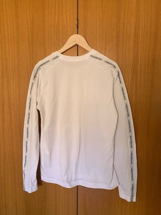 Camiseta Calvin Klein manga larga blanca Talla S