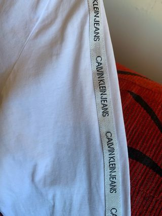 Camiseta Calvin Klein manga larga blanca Talla S