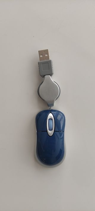 Mini ratón óptico USB extensible