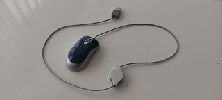 Mini ratón óptico USB extensible