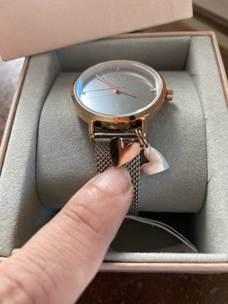 Reloj Parfois Plata Rosa Nuevo ideal para Navidad