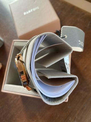 Reloj Parfois Plata Rosa Nuevo ideal para Navidad