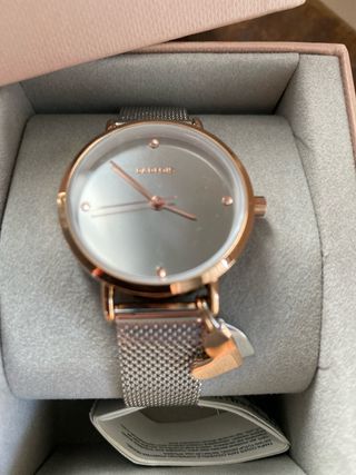 Reloj Parfois Plata Rosa Nuevo ideal para Navidad