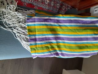 Hamaca colgante tejida