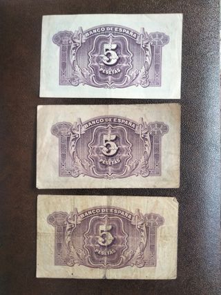 Billete 5 Pesetas 1935 Banco de España