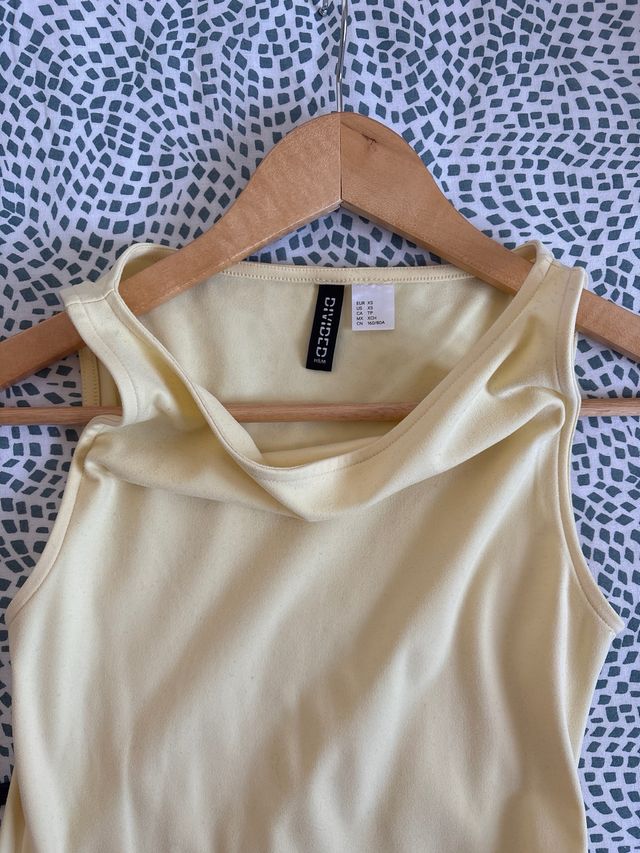 Vestido amarillo H&M