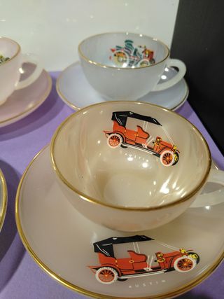 Set di 6 tazze da tè antiche