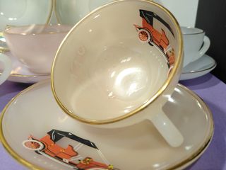 Set di 6 tazze da tè antiche