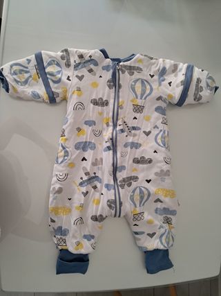 Saco dormir bebé buzo estampado