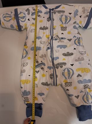 Saco dormir bebé buzo estampado