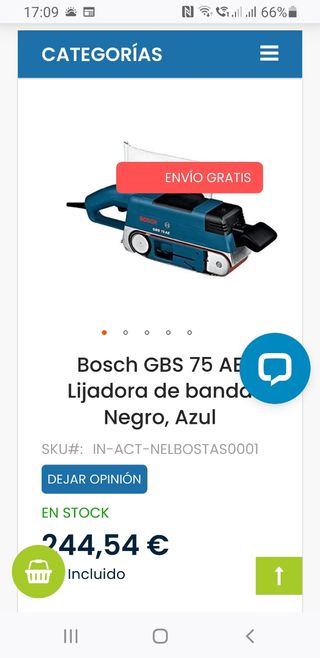 Lijadora Bosch GBS 75AE