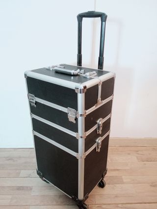 Maleta estética uñas con ruedas