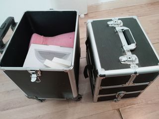 Maleta estética uñas con ruedas