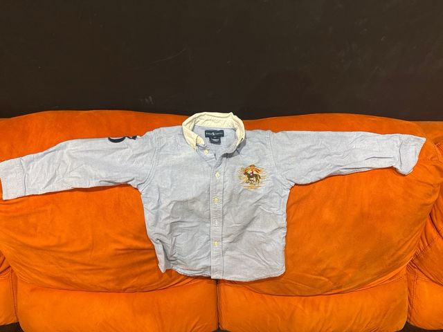 Camisa Ralph Lauren Niño Azul
