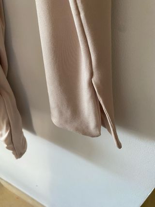 Vestido Oh Polly Beige Ruched