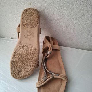 Sandalias Porronet Beige