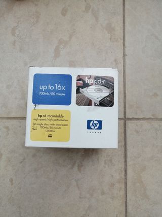 Set 10 CD-R HP 700MB Nuovi