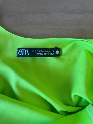 Body verde neón talla S