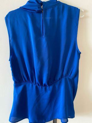 Top Zara Azul