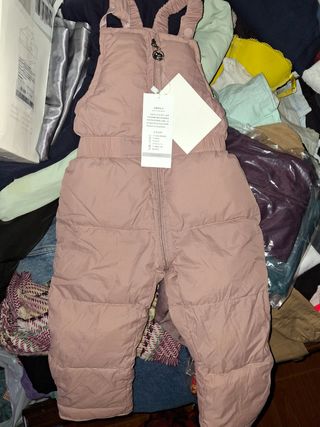 Peto de nieve para niña rosa