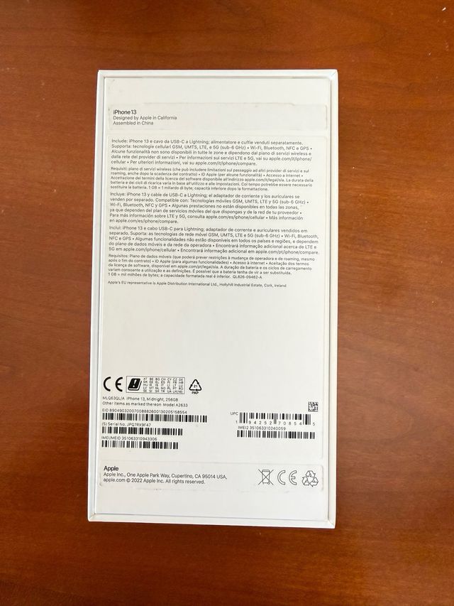 iPhone 13 Midnight 256 GB