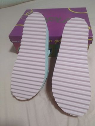 Sandalias Paola Plata Talla 38