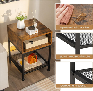 Scaffale per Cucina in Acciao Legno a Ripiani Carr