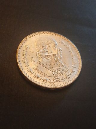 Plata Mexico 1957 1 Peso  