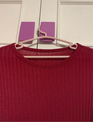 Vestido largo burdeos