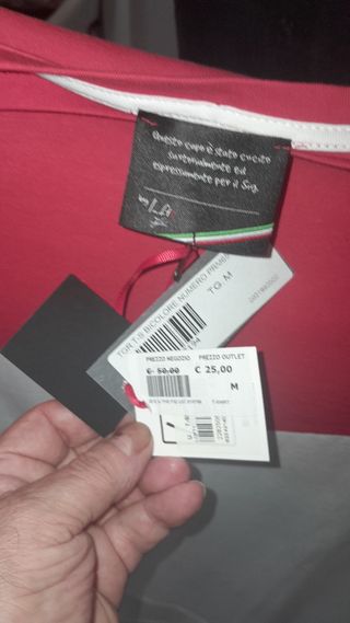 Maglia bicolore cotone taglia M