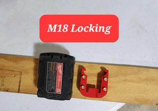 MILWAUKEE 18V --4 Soportes para baterias 