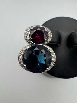 011-04-00349 PENDIENTES BRILLANTES ORO BLANCO 18K
