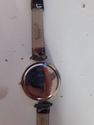 Reloj Eve Mon Cruz Marrón y Plateado
