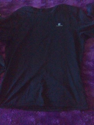 Camiseta deportiva negra Domyos