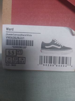 Deportivas Vans Negras