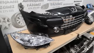 Defensa negra+Faros delant Peugeot 307 Restyling