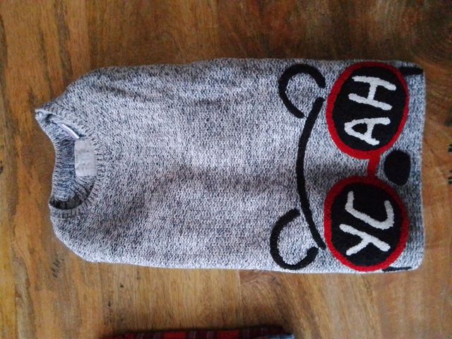 Maglione per bambini con stampa orsetto