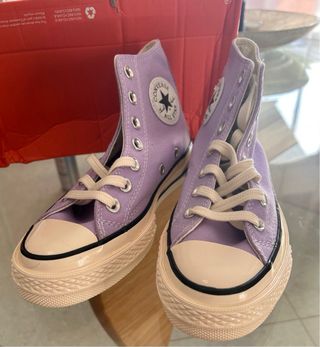Converese All Star moradas talla 35 a estrenar