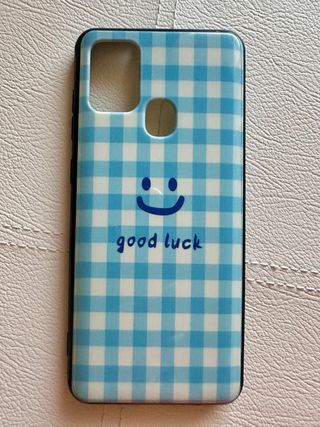 Cover Samsung A21s Rosa e Azzurro