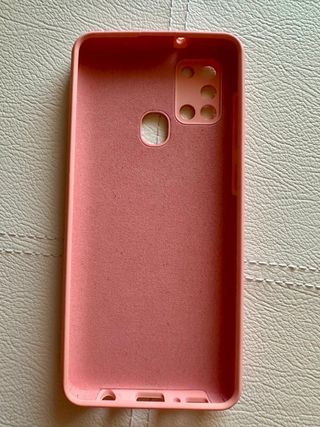 Cover Samsung A21s Rosa e Azzurro