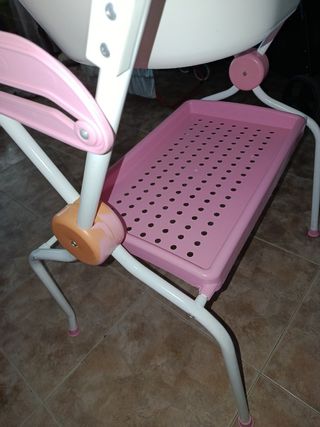 Bañera cambiador bebé estrellas