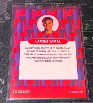 Lamine Yamal FC Barcelona Card 2024-2025