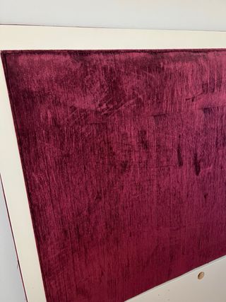 Cabecero de cama y banqueta a juego