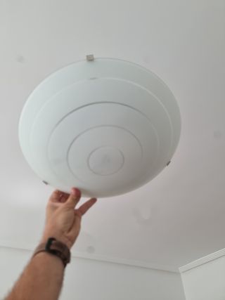 Lámpara IKEA HYBY Plafón Vidrio Techo