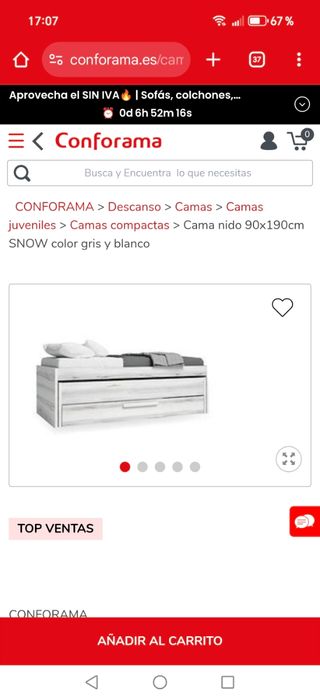 Cama nido 