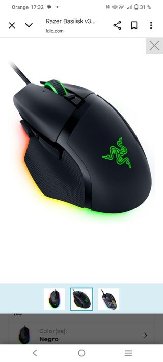 Ratón Razer Basilisk v3