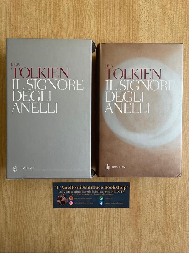 Tolkien il Signore degli anelli Bompiani cofanetto