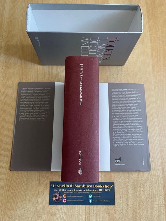 Tolkien il Signore degli anelli Bompiani cofanetto